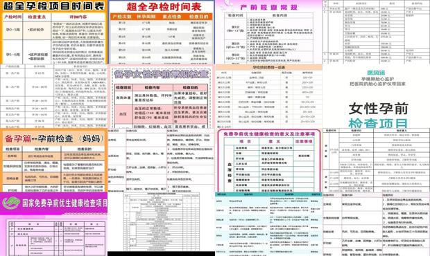 汕头孕前检查有哪些项目