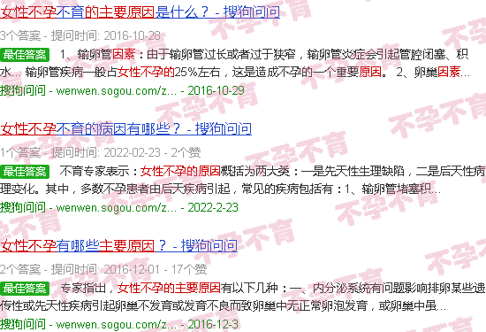 汕头女性不孕的主要原因